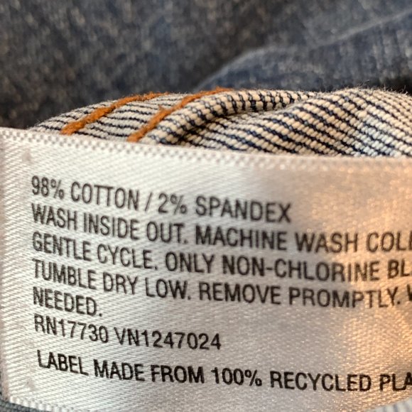 Wild Fable Highest Rise Skinny Jeans Blue Stretch Distressed Holes 24x27.5 Sz 00 - Picture 12 of 12